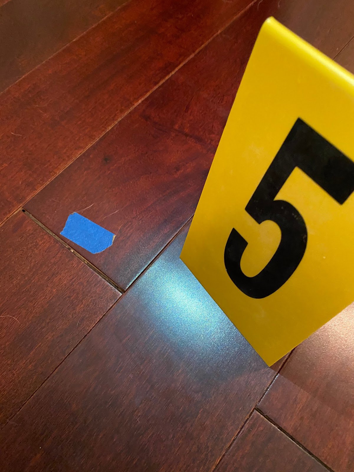 Gaps left in the end-joints.