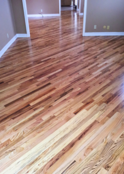 Diagonal Custom Flooring Design