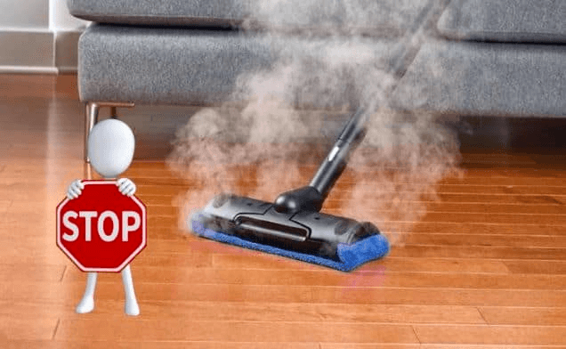 Stop wet-mopping or steam-mopping