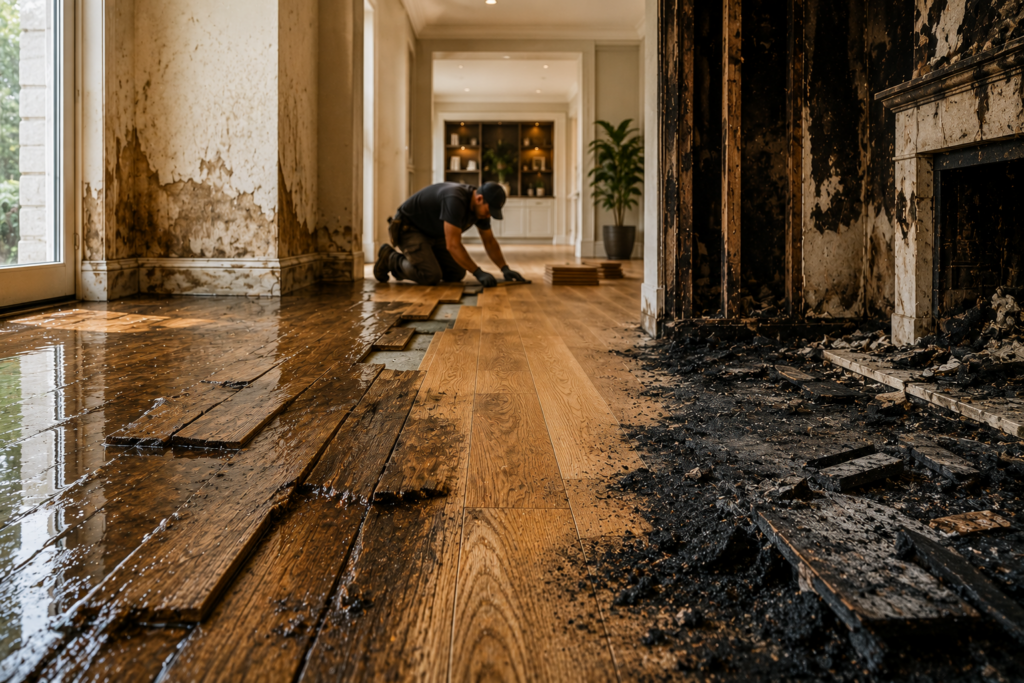 restoration of fire and water damage